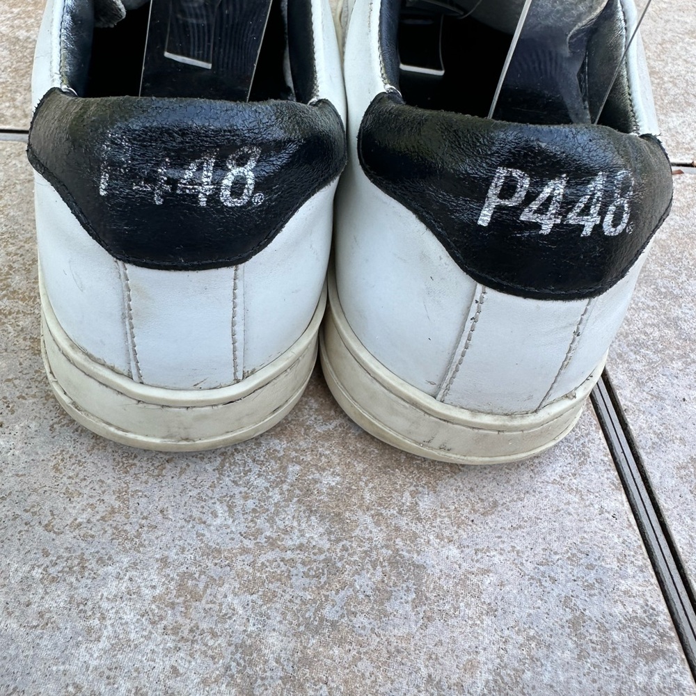 P448 White & Python Leather Sneaker - image 5